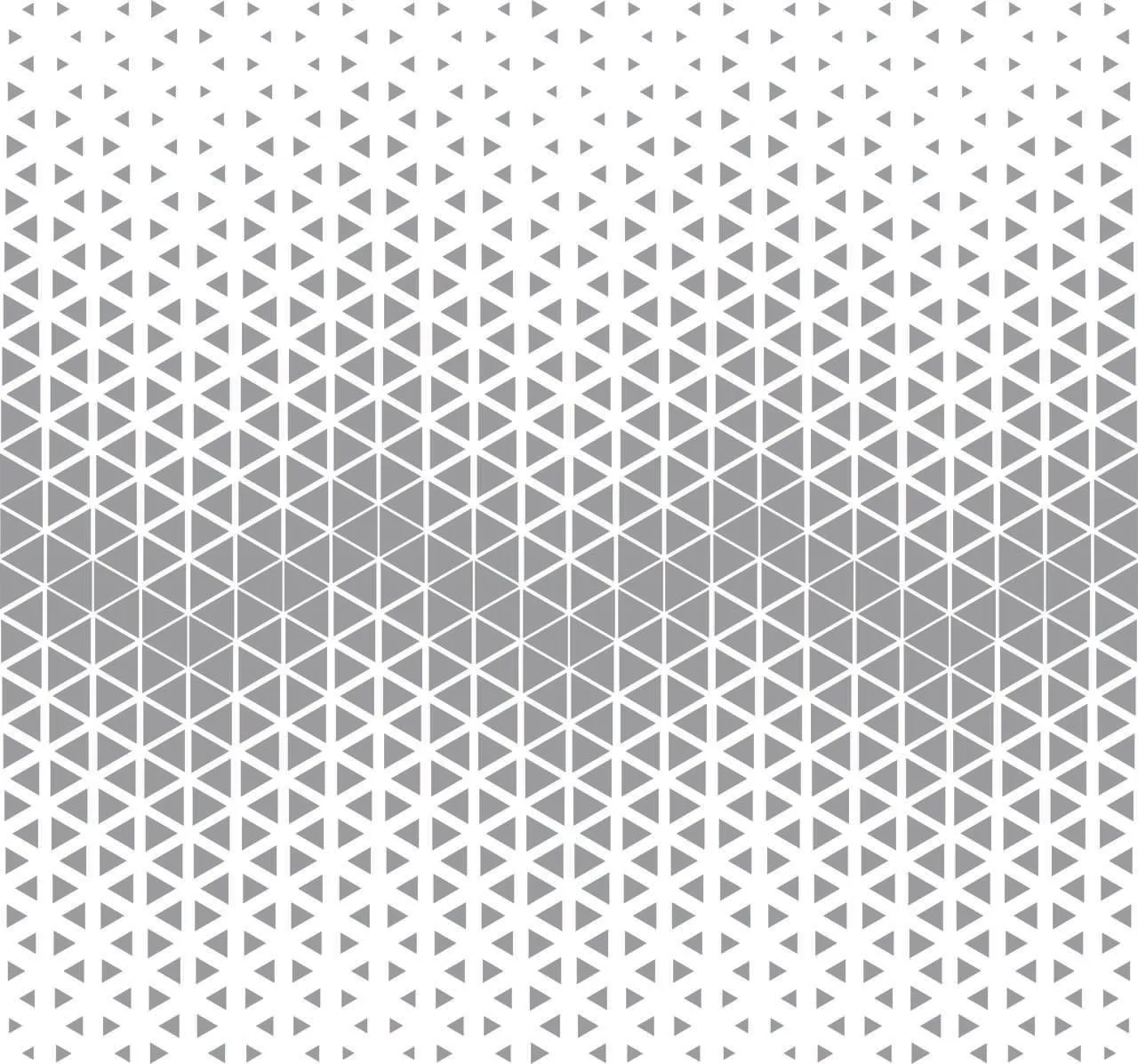 Vitrophanie Dégradé de triangles, vue 6 (simulation)