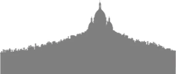 Vitrophanie Horizon Montmartre, vue 5 (simulation)