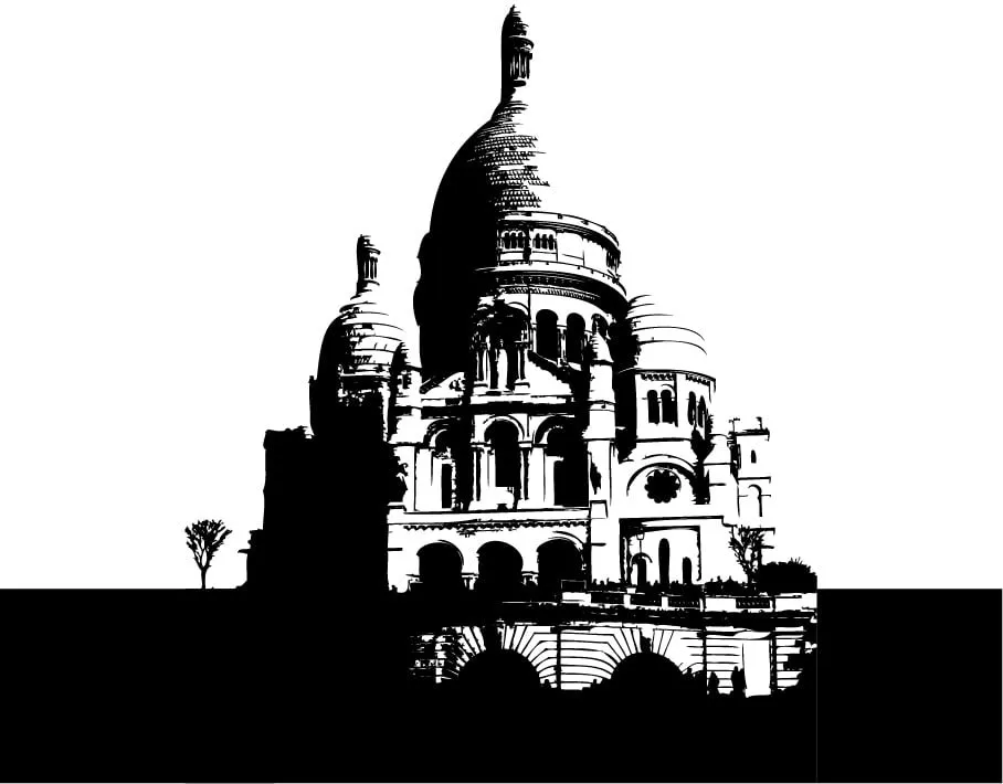 Vitrophanie Sacré Cœur 2, vue 4 (simulation)
