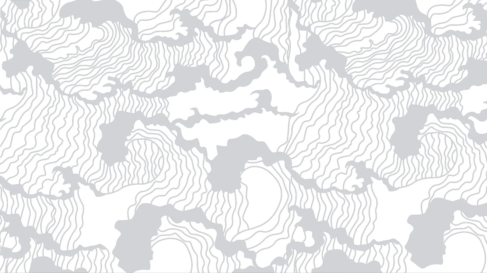 Motif : Mer zen 02, dessin seul sans mise en situation
